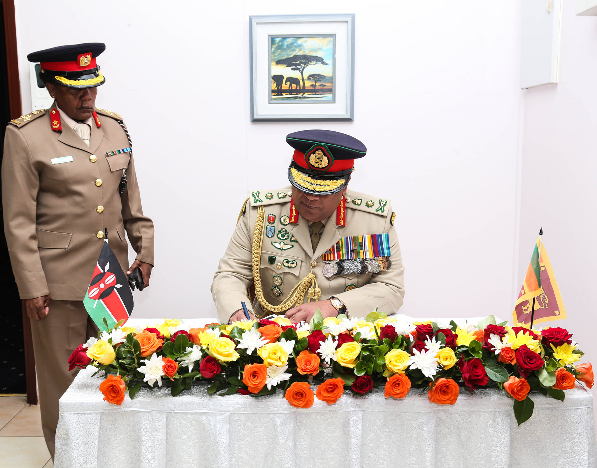 CHIEF OF DEFENCE STAFF SRI LANKA ARMED FORCES VISITS IPSTC