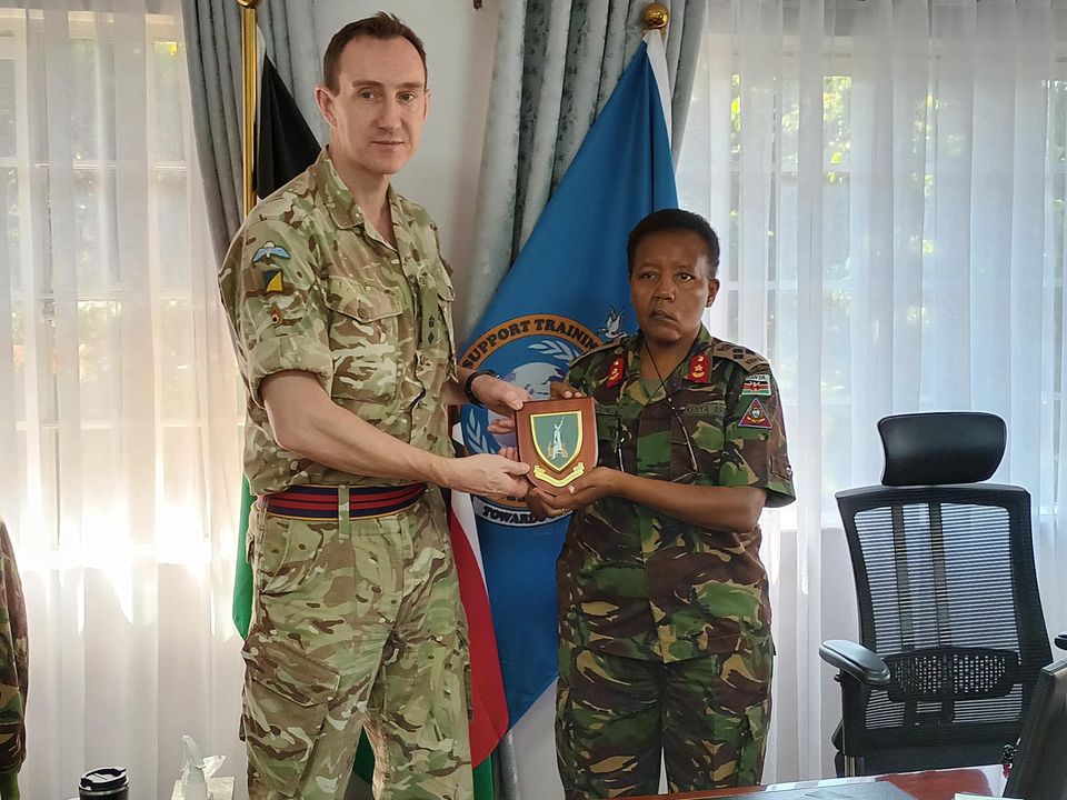 COMMANDING OFFICER UK DEMS COURTESY CALL TO IPSTC