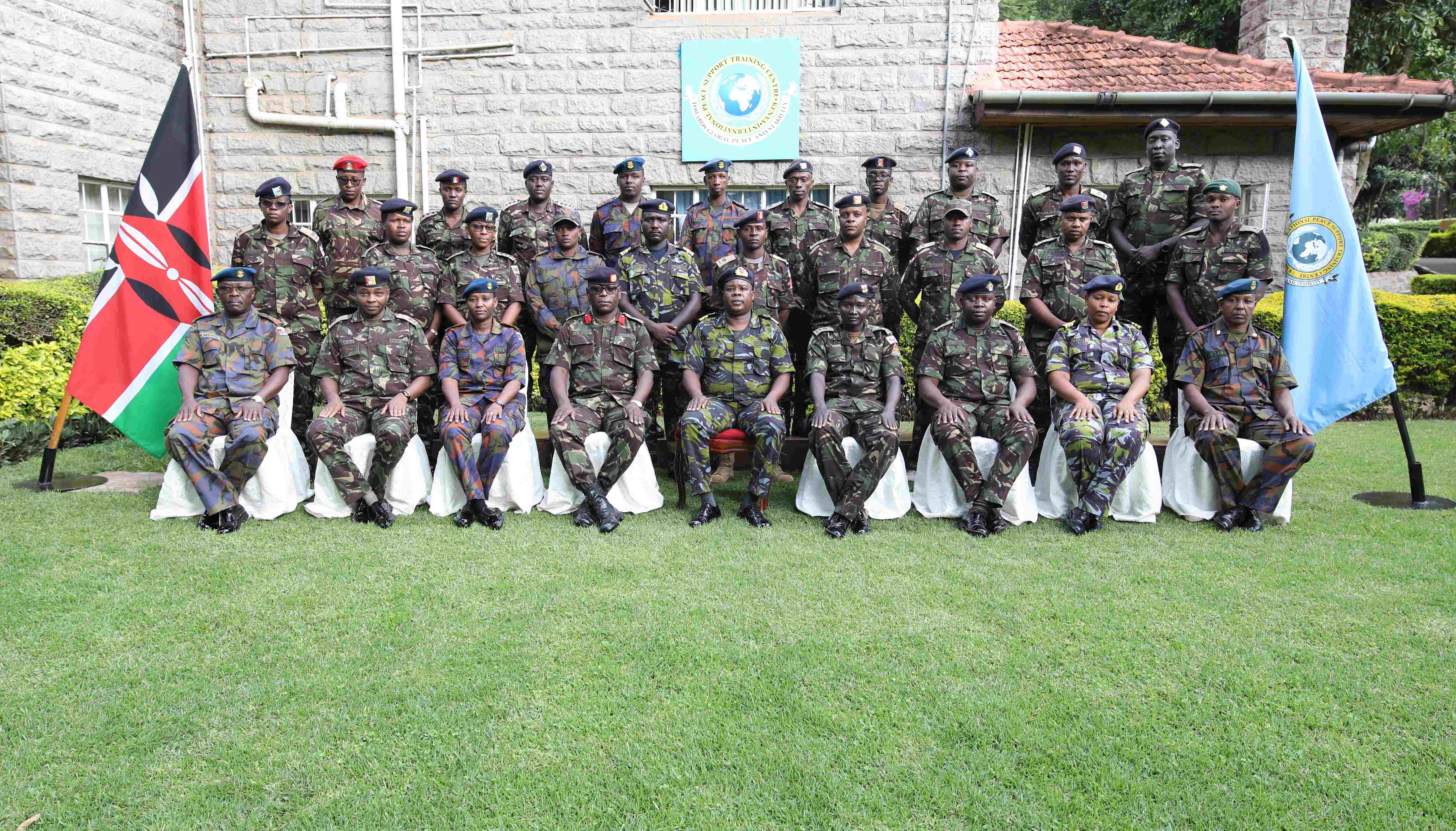 A Photo of KDF officers during a past event